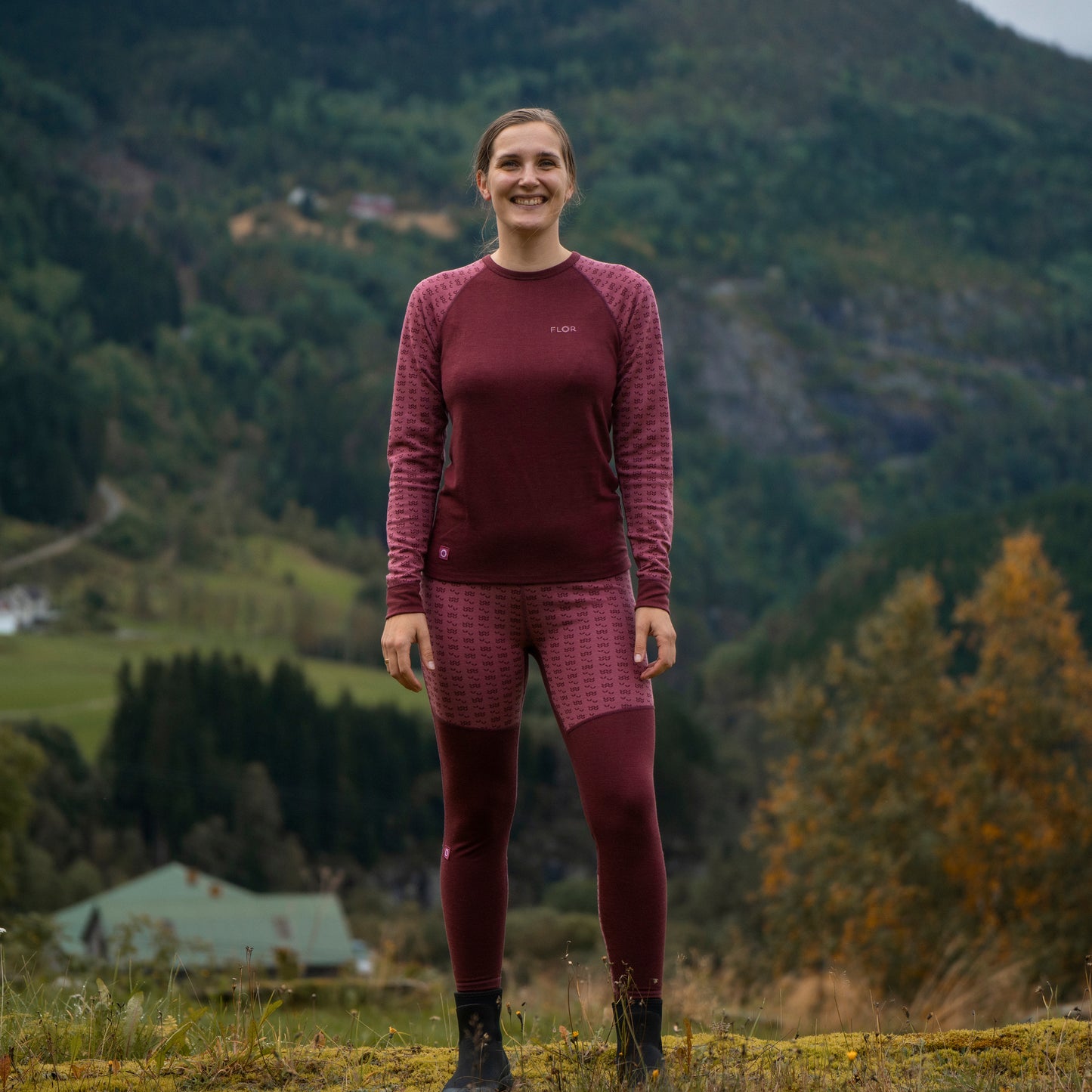 Ulltrøye med rund hals
