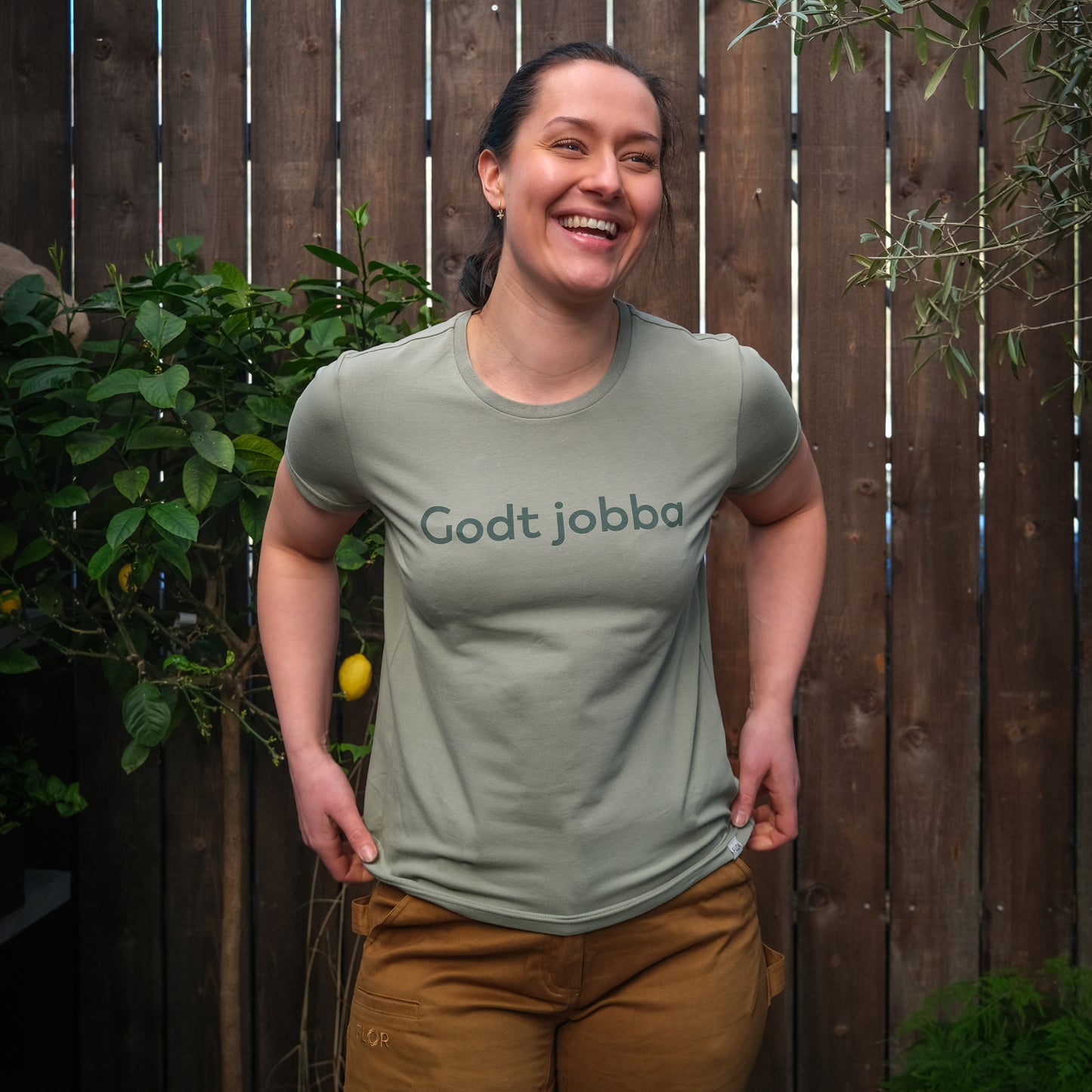 Godt jobba t-skjorte