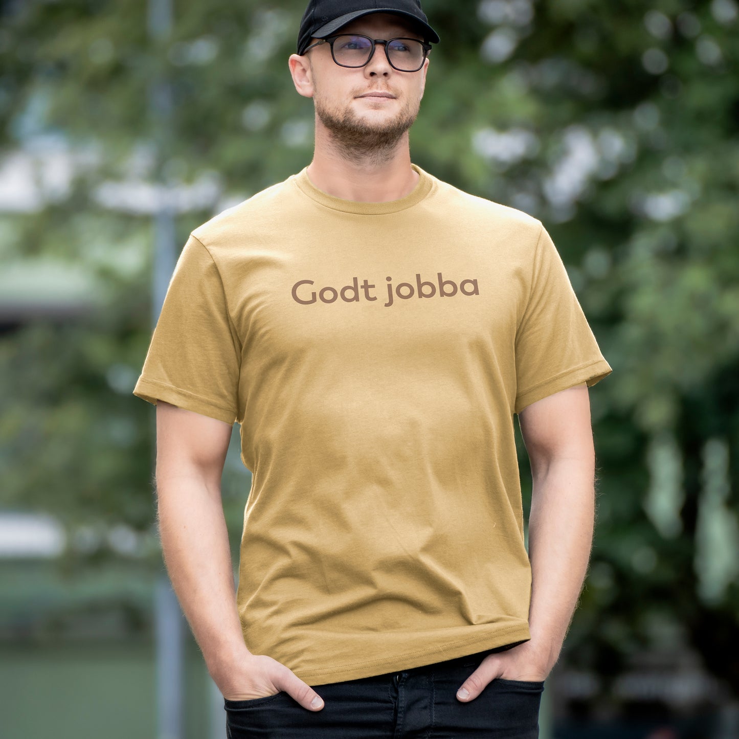 Godt jobba t-skjorte - herre