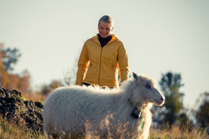 Nær mellomlagsjakke