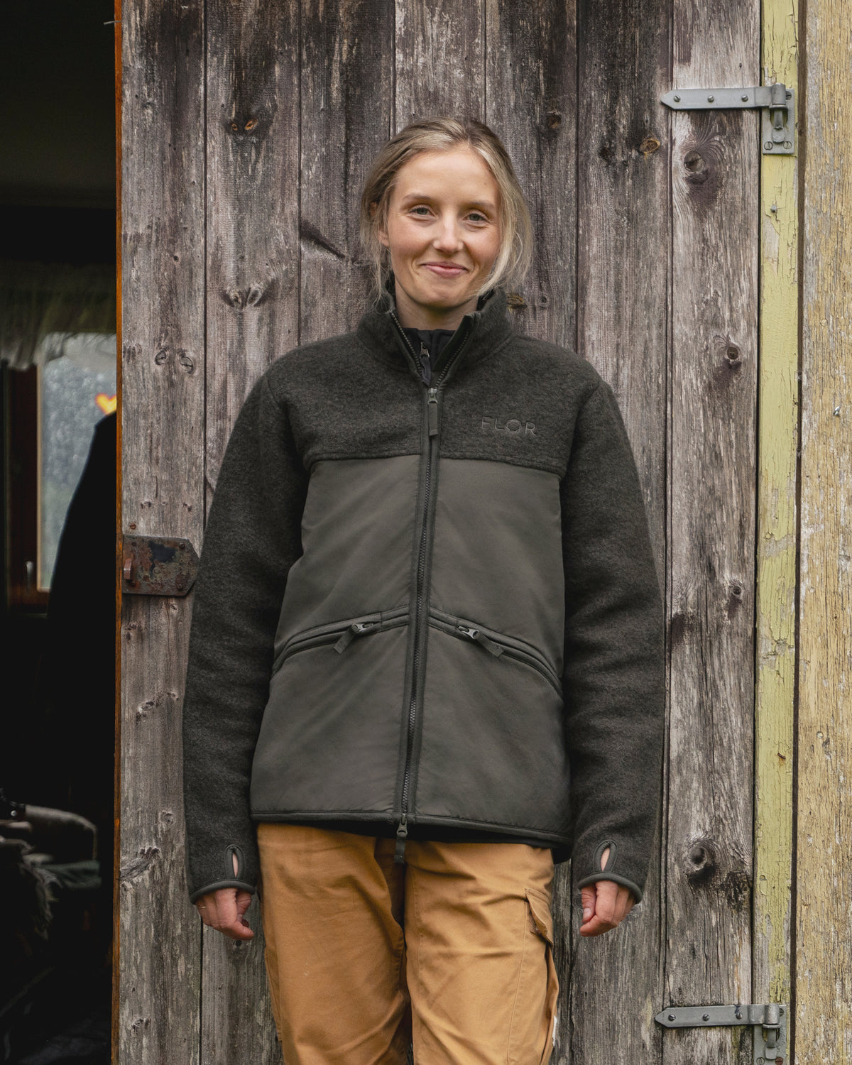 Lun ullfleecejakke - Jakke - Mørk oliven | Flor - 7