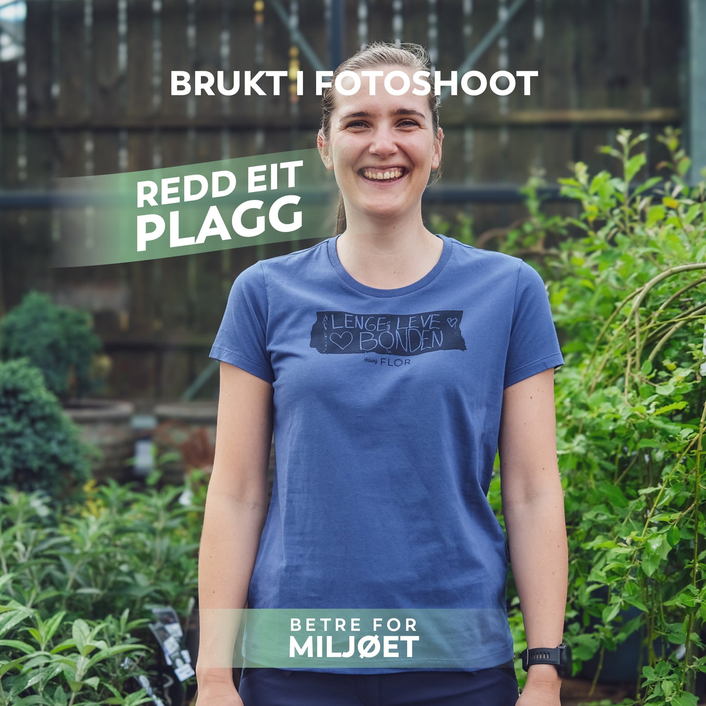 REP 25 - Bonde t-skjorte Blå L