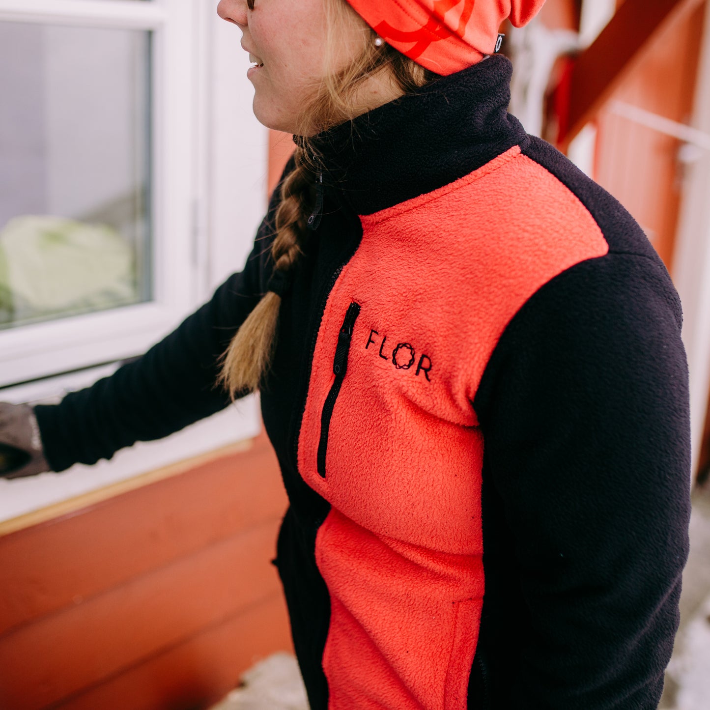 Haoslått fleece