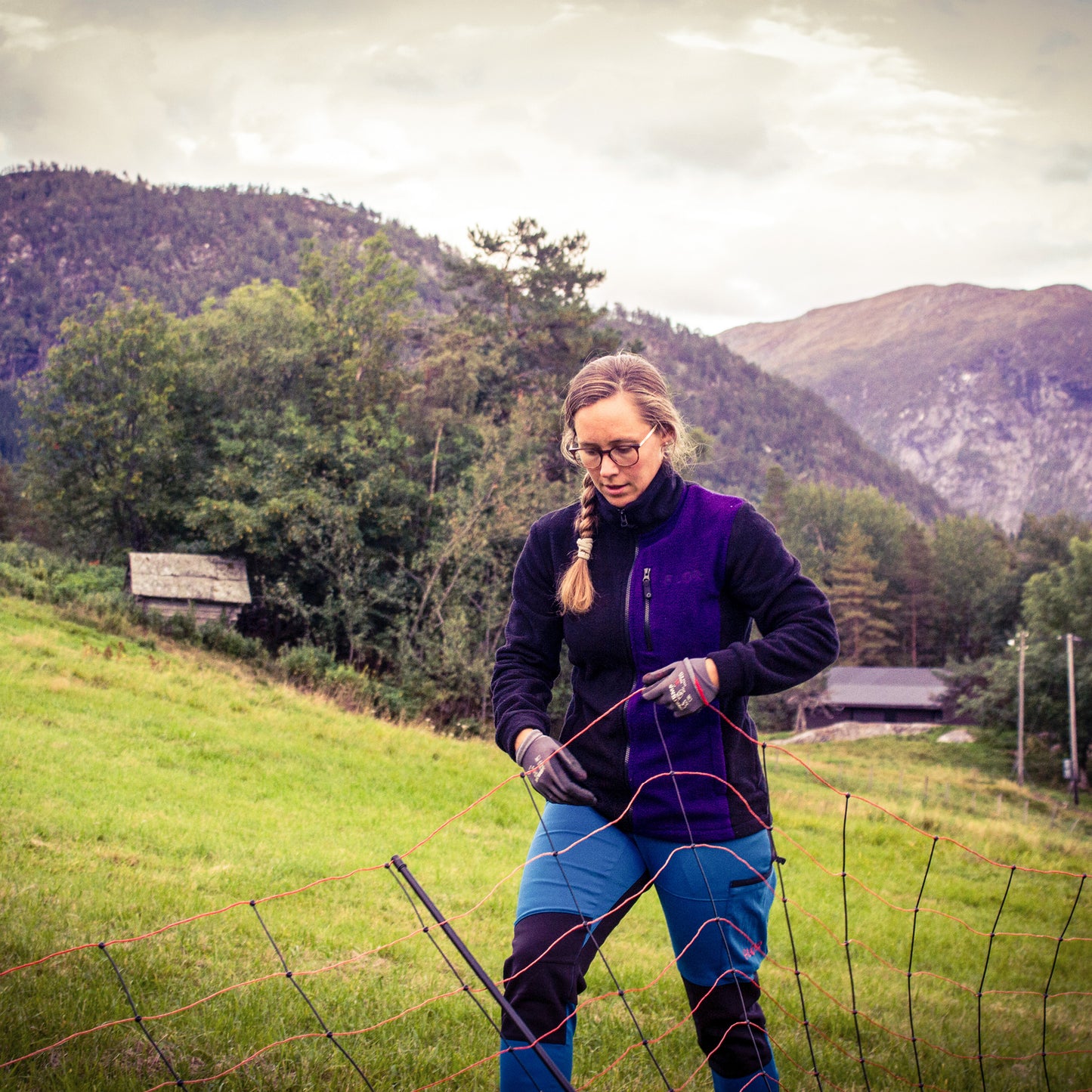 Haoslått fleece