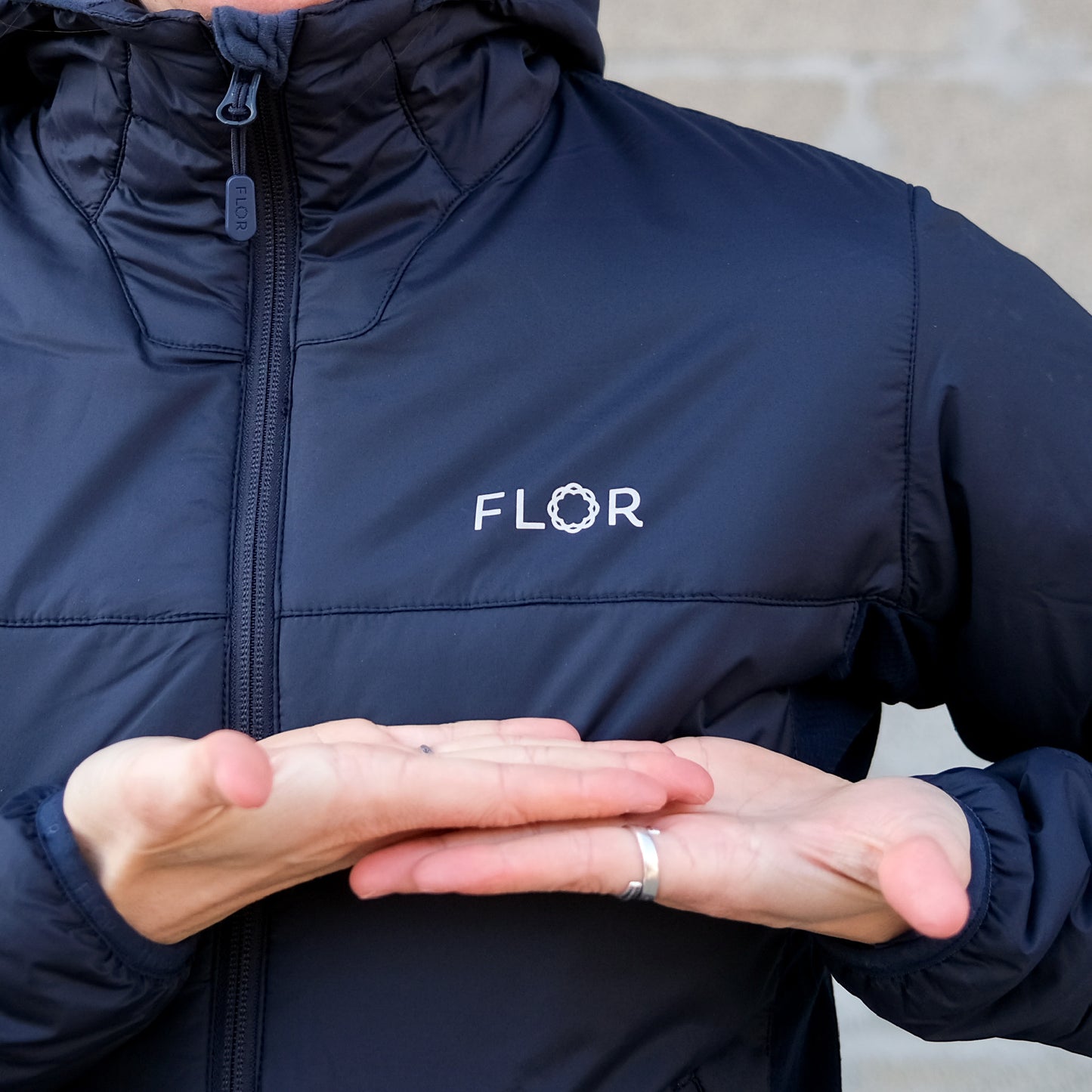 Nær mellomlagsjakke