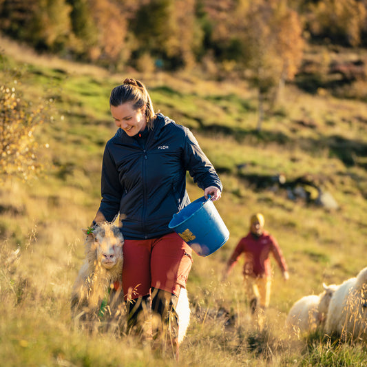 Nær mellomlagsjakke