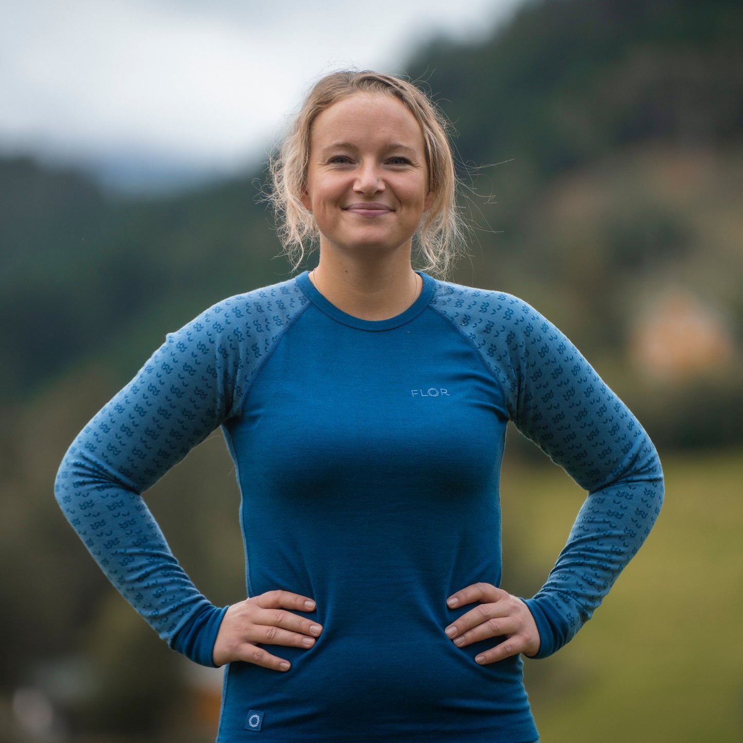 Ulltrøye med rund hals