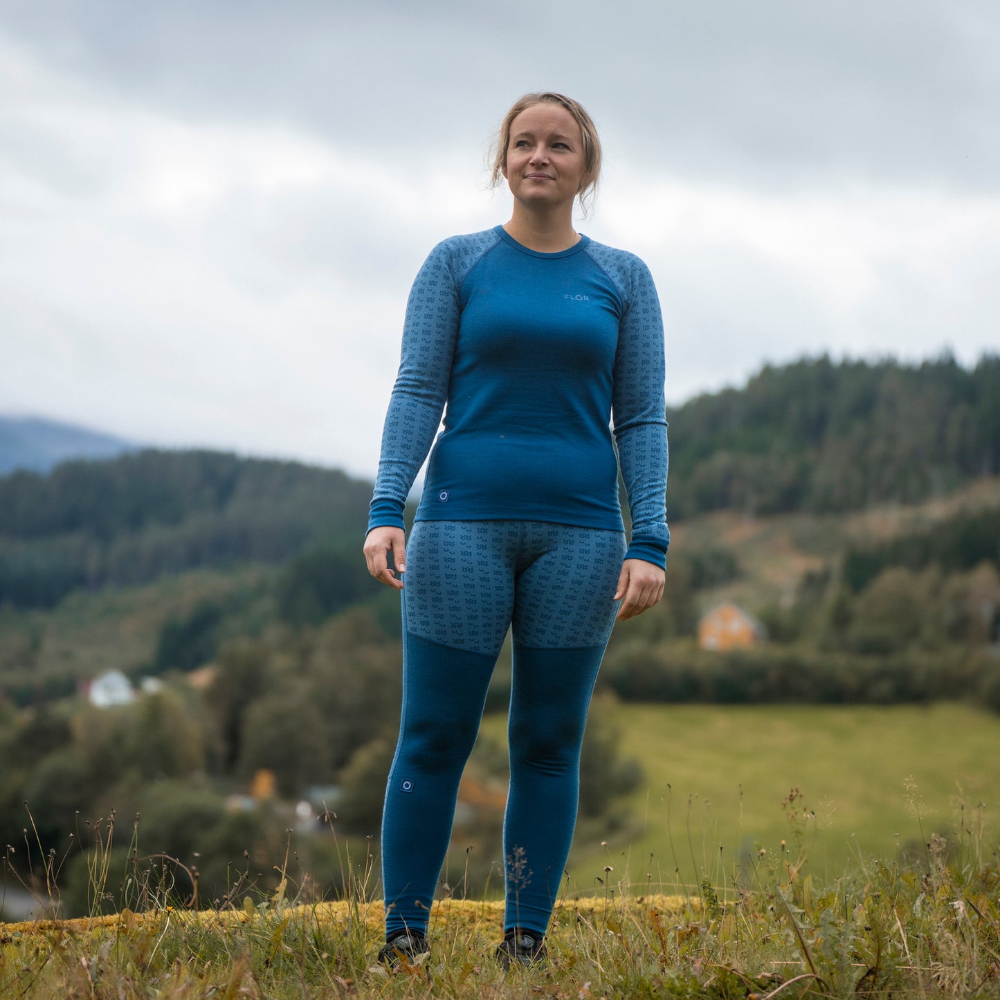 Ulltrøye med rund hals