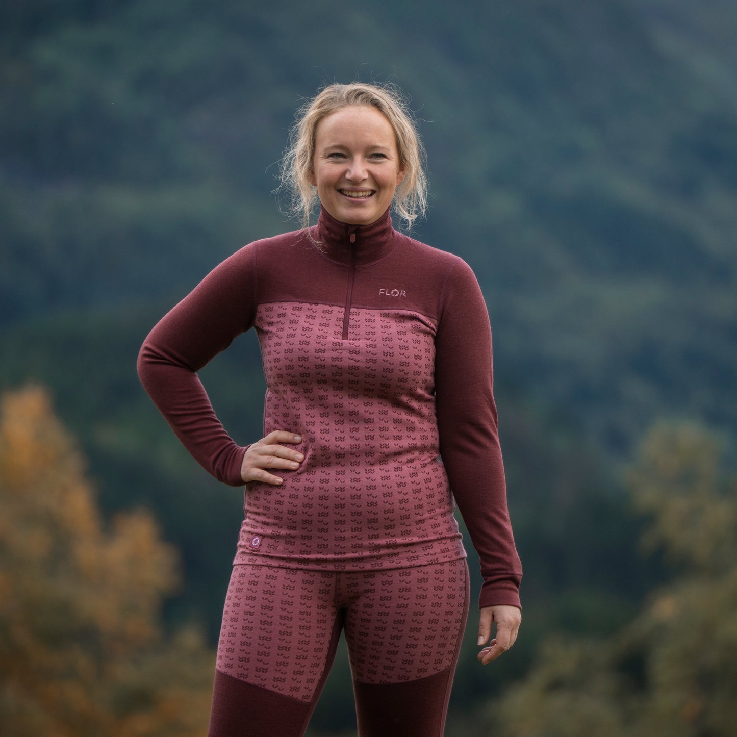 Ulltrøye med høy hals