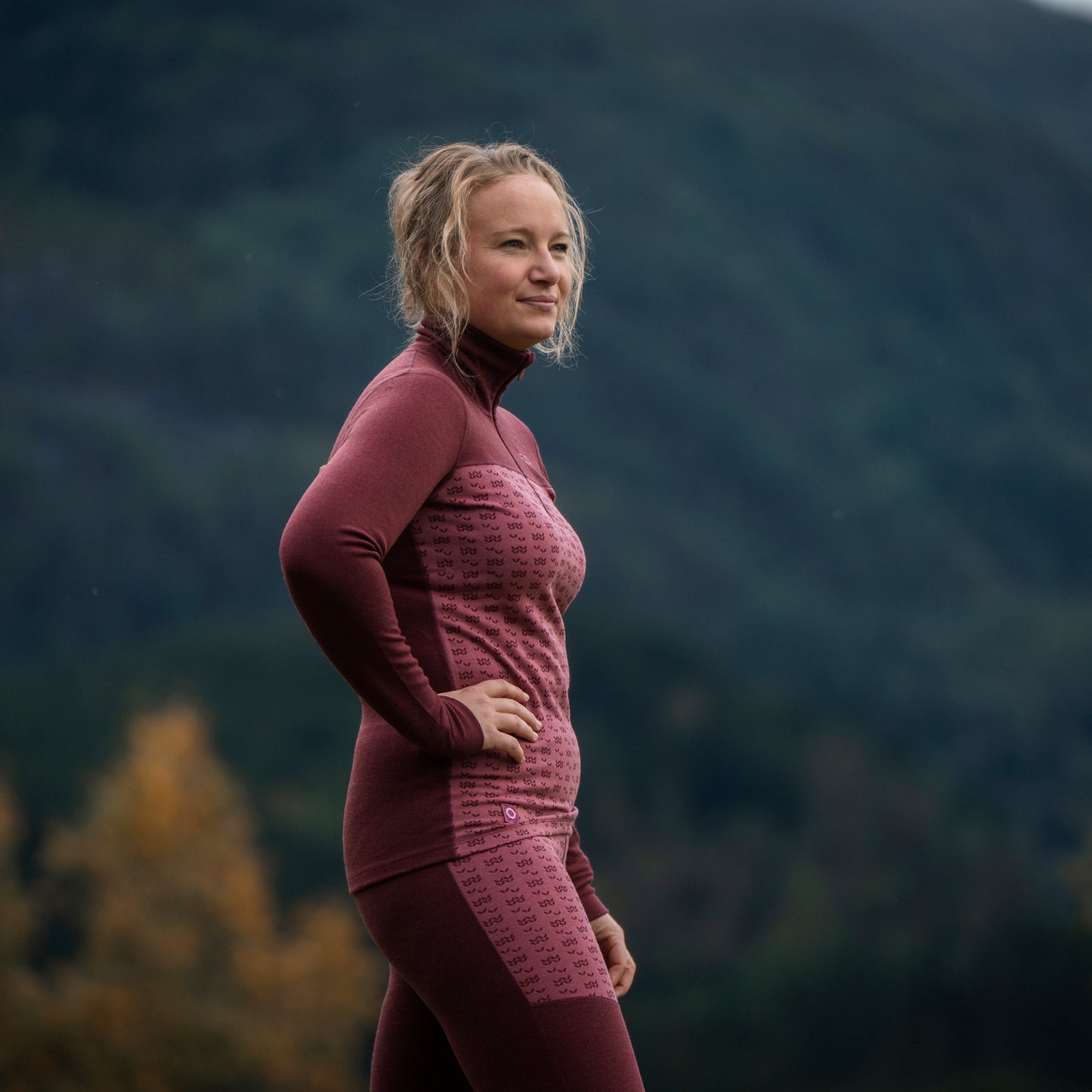 Ulltrøye med høy hals