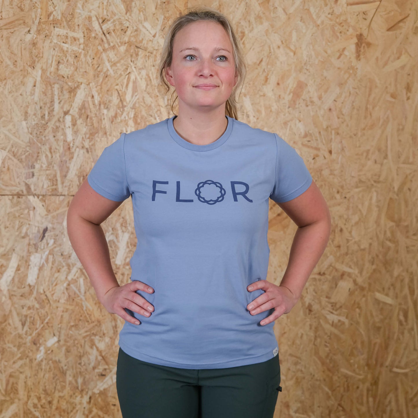 Flor logo t-skjorte