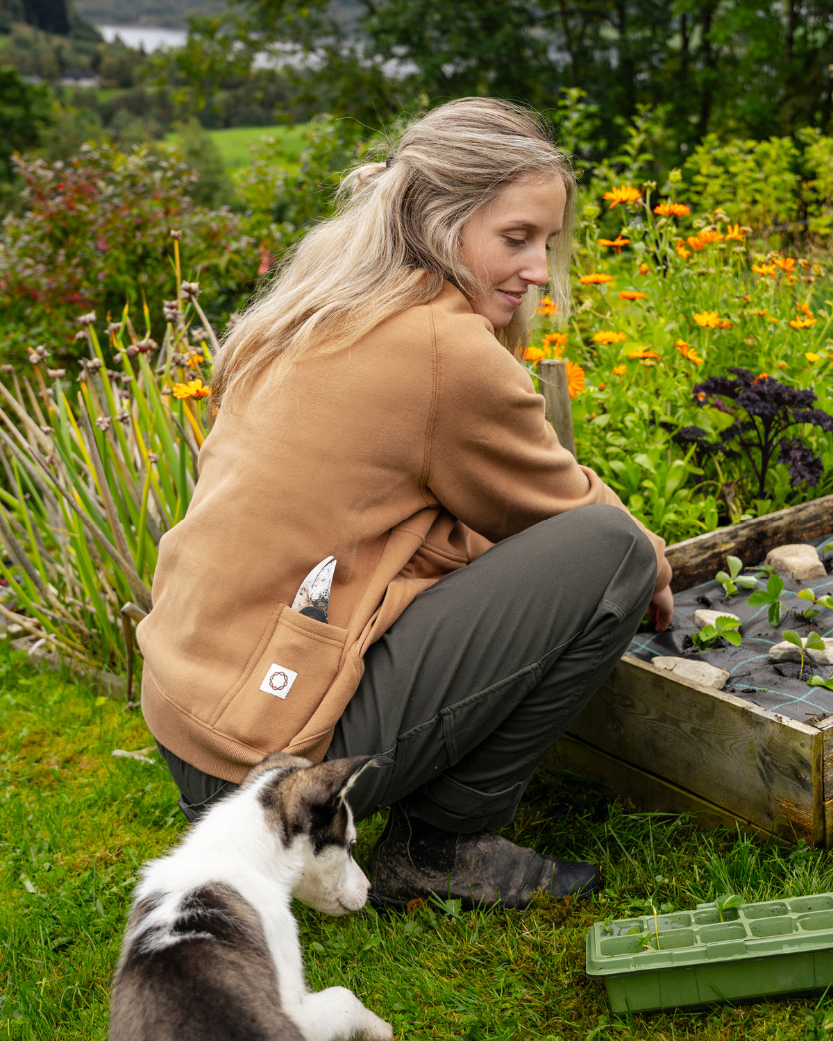 Flor jobbegenser - Genser - Mørk Oliven | Flor - 8