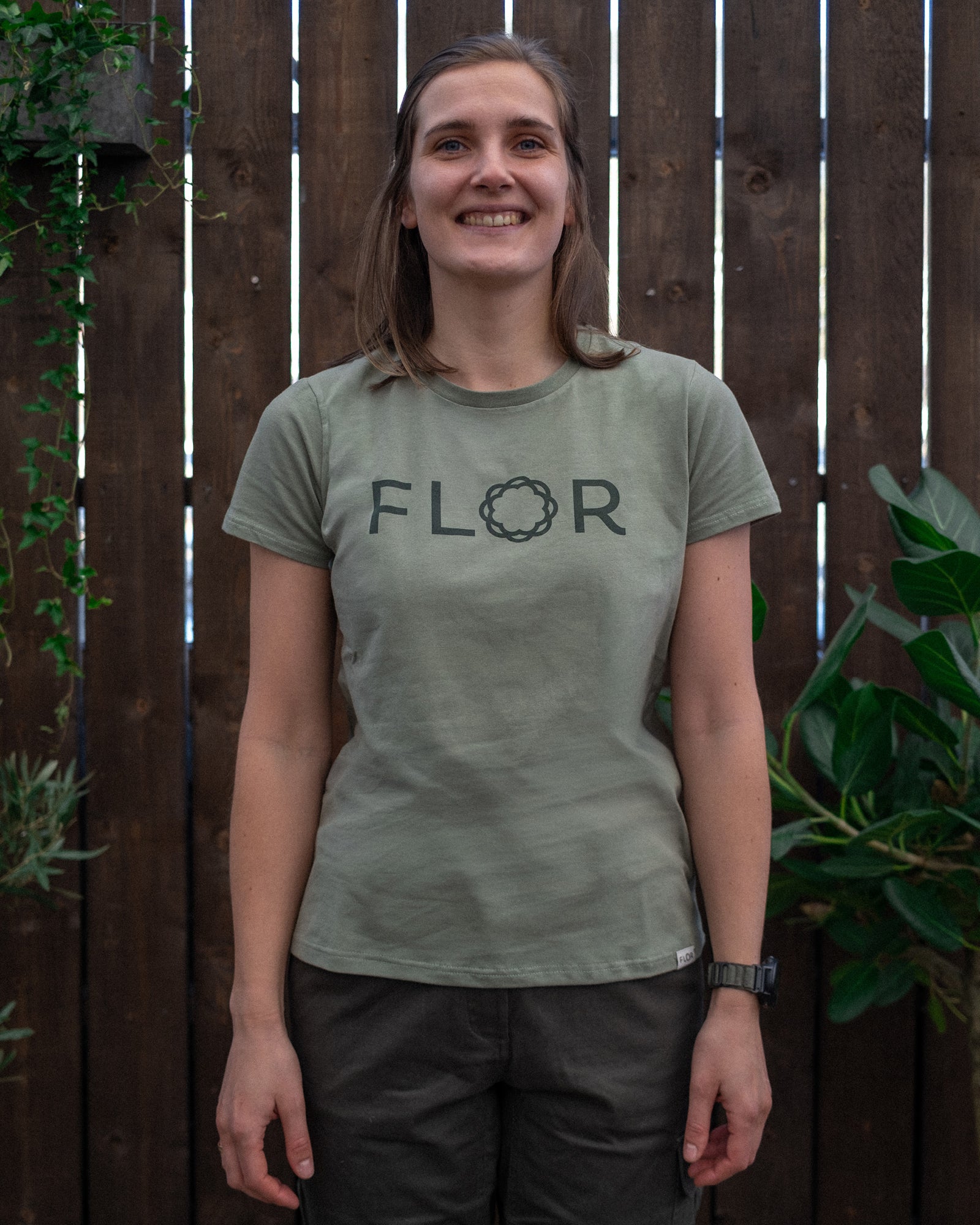 Flor logo t - skjorte - T - skjorte - Lindegrønn | Flor - 6