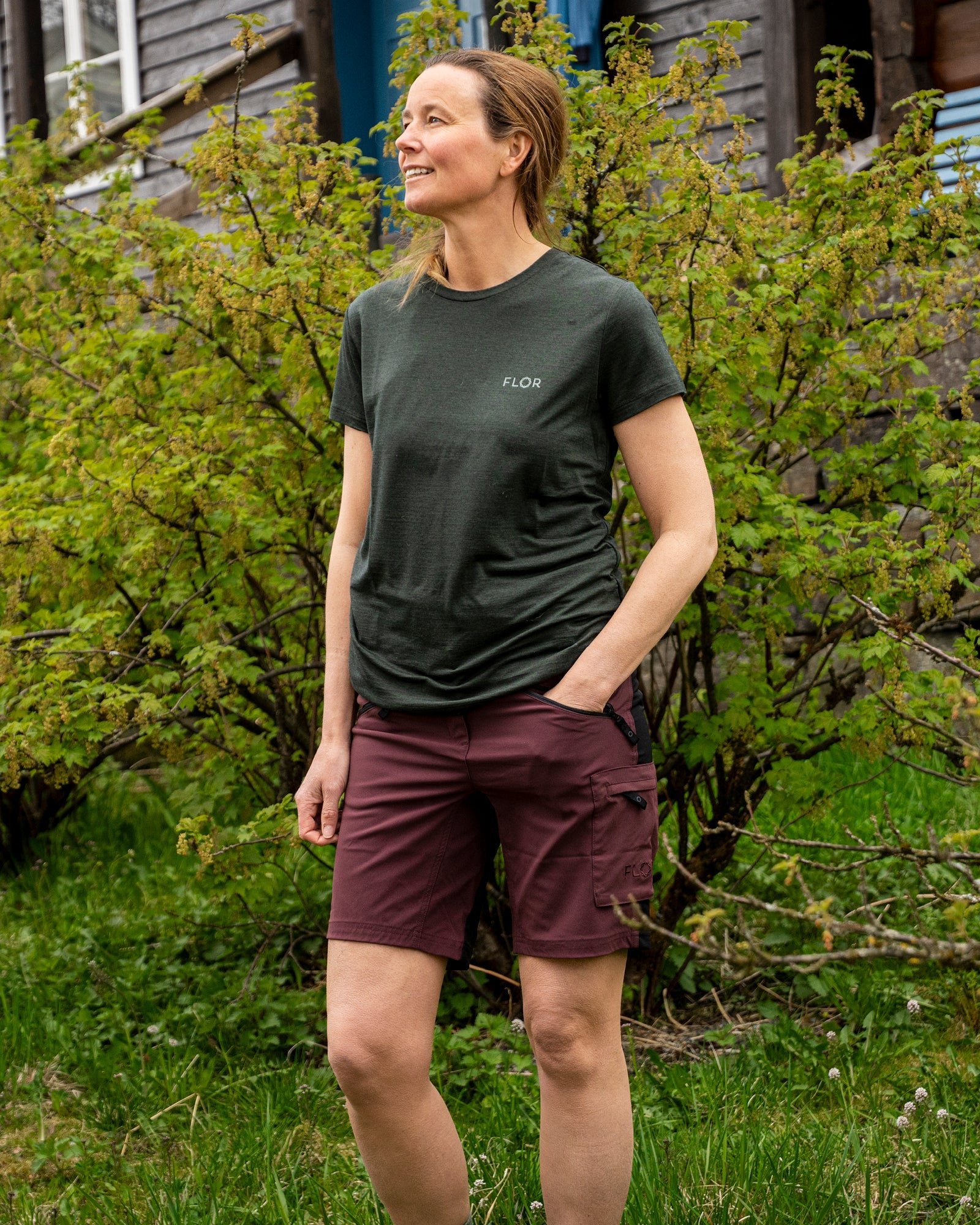 Lett ull t - skjorte - T - skjorte - Grønn | Flor - 2