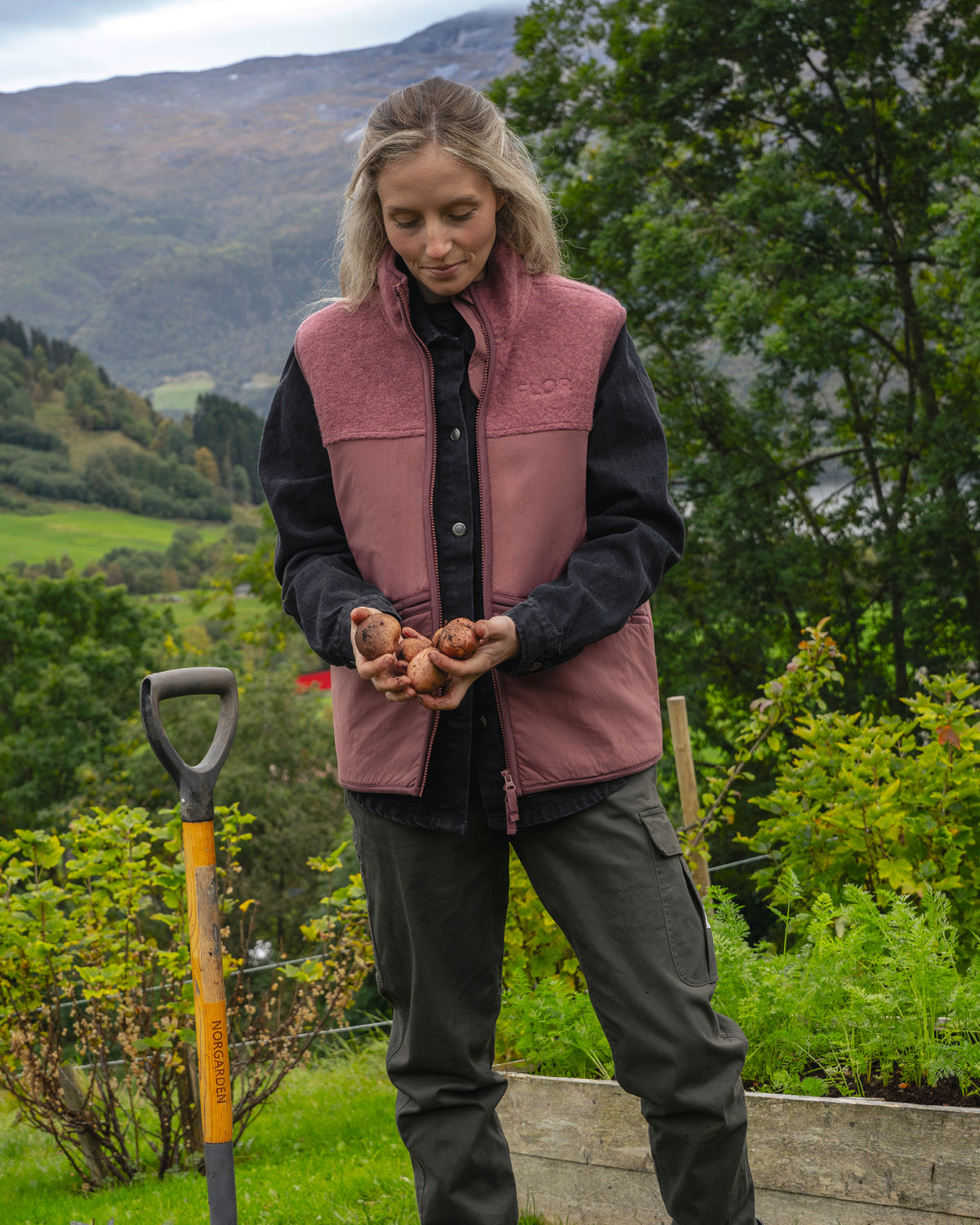 Lun ullfleecevest - Vest - Rose | Flor - 11