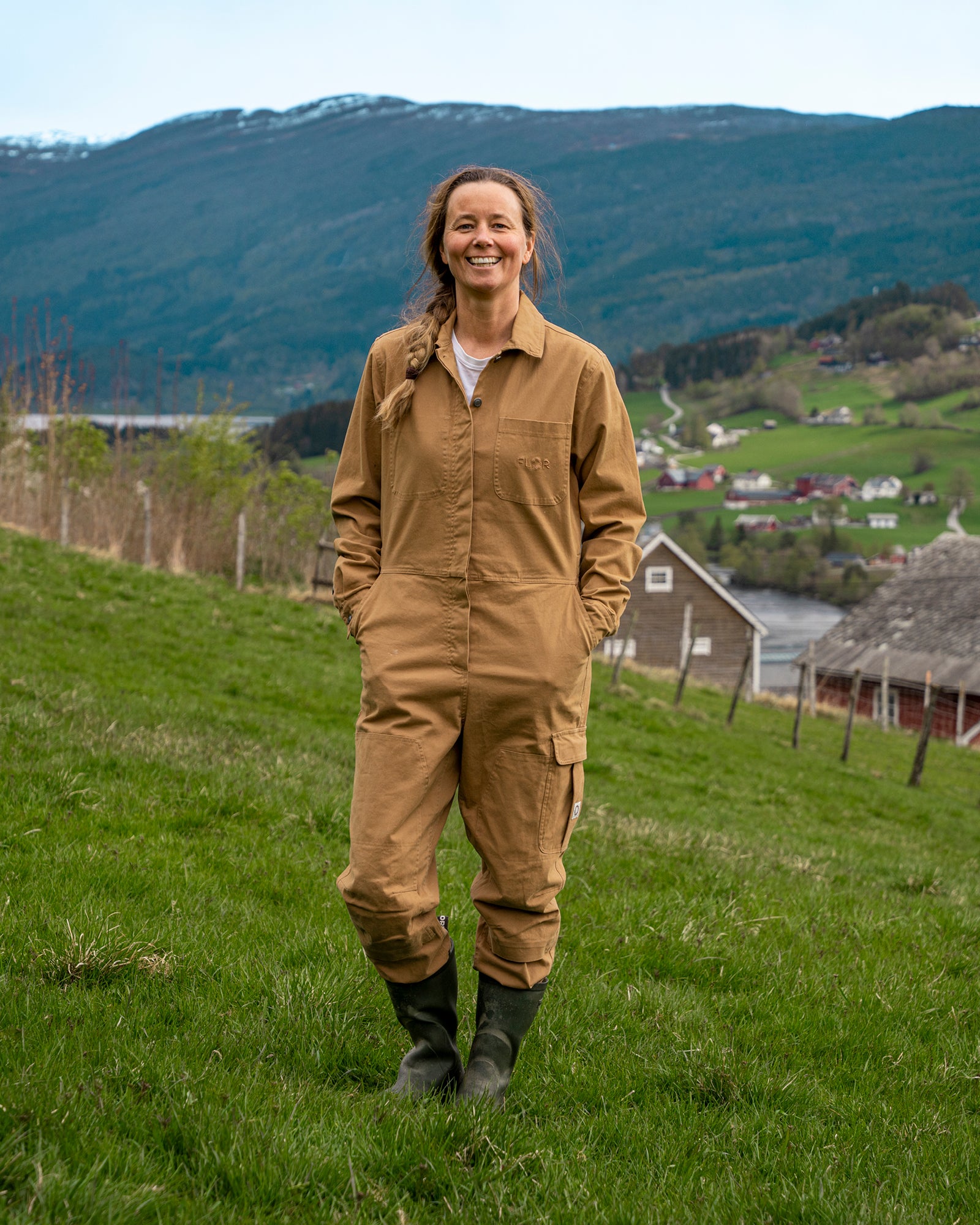 Kjeledress i bomull - Kjeledress - Mørk oliven | Flor - 9