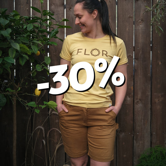 Flor logo t-skjorte