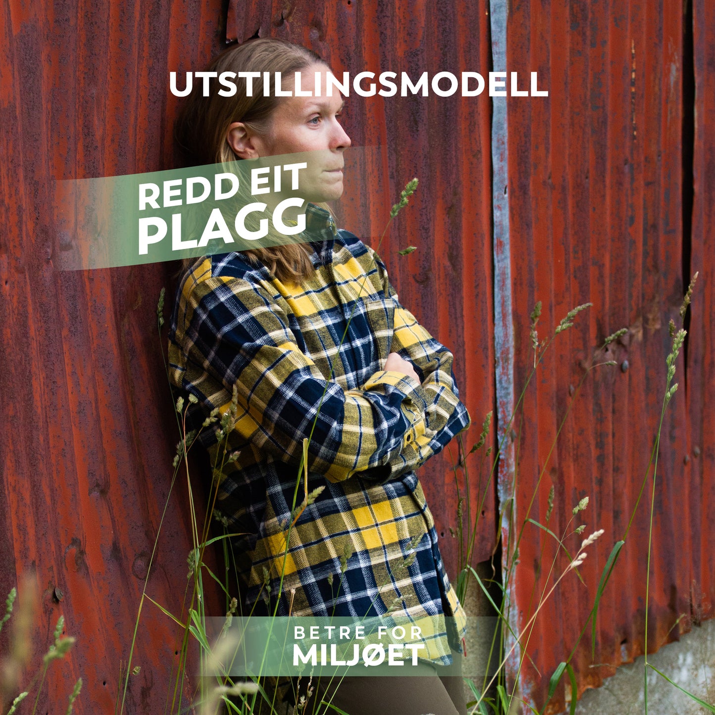 REP 25 - Hogst flanellskjorte Gul XS