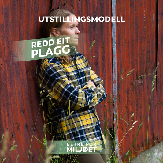 REP 25 - Hogst flanellskjorte Gul XS