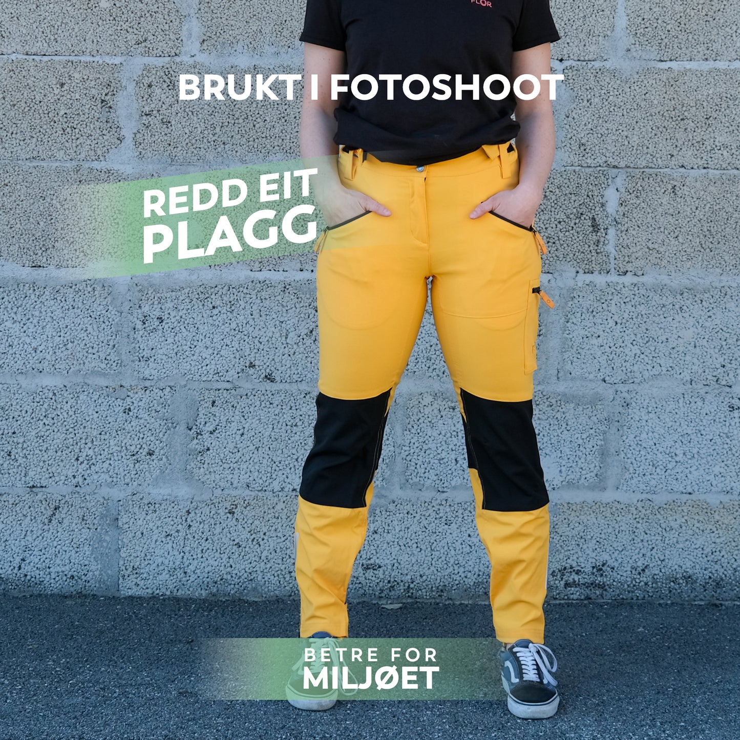 REP 25 - Våronn arbeidsbukse Gul M