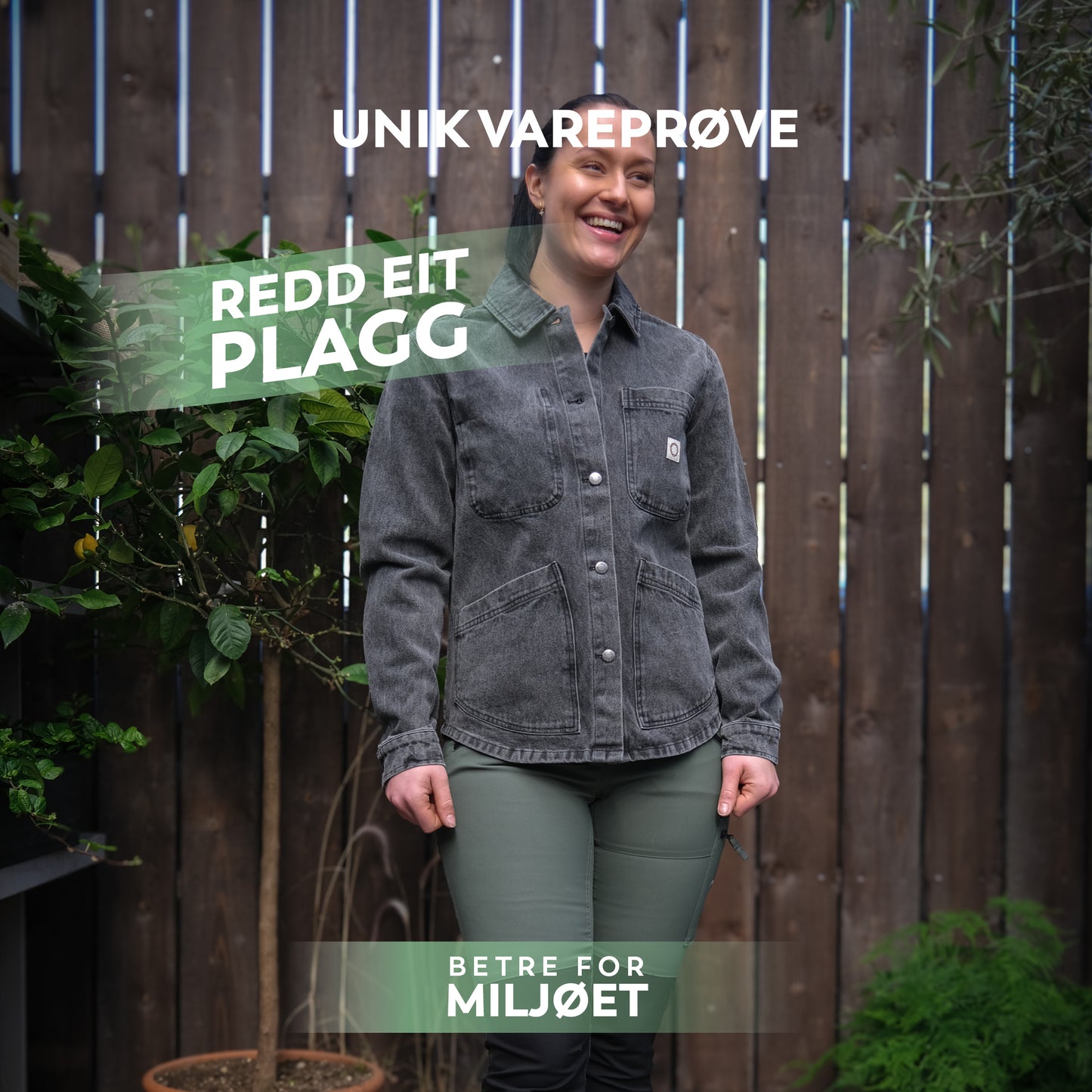 REP 25 - Dongeri arbeidsskjorte Grå M