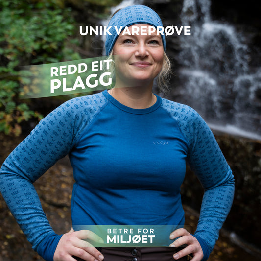 REP 25 - Ulltrøye med rund hals Blå L