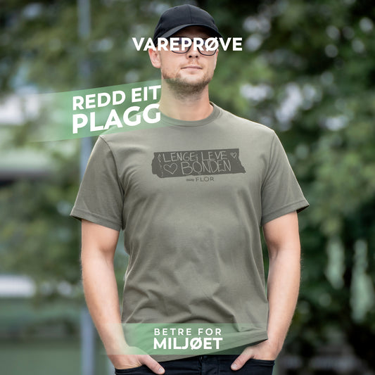 Rep 25 - Bonde t-skjorte herre Lindegrønn L