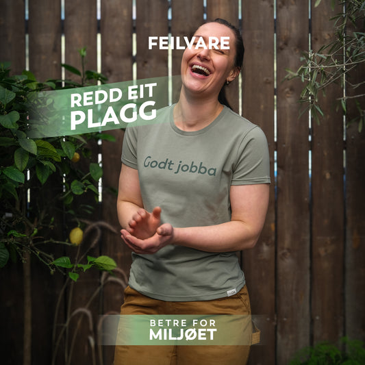 REP 25 - Godt jobba t-skjorte Lindegrønn XS