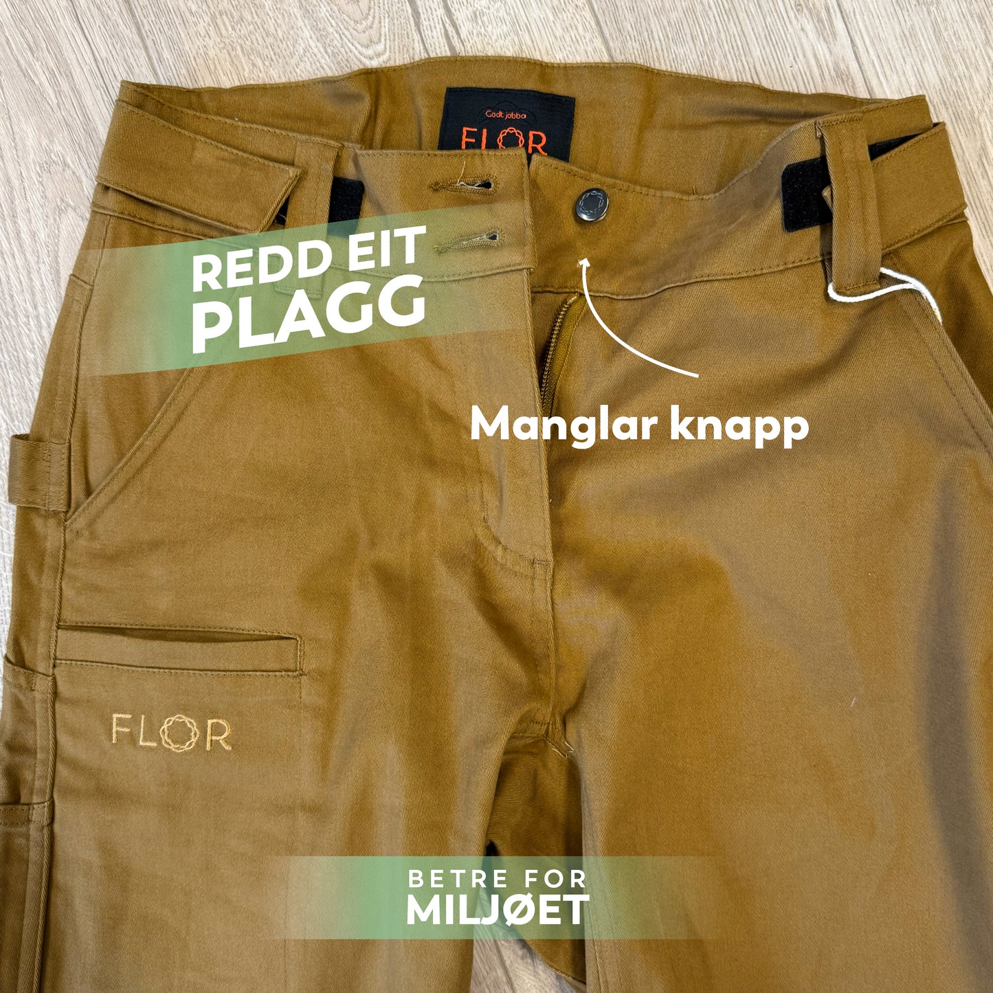 REP 25 - Solskin arbeidsshorts Tyribrun XS