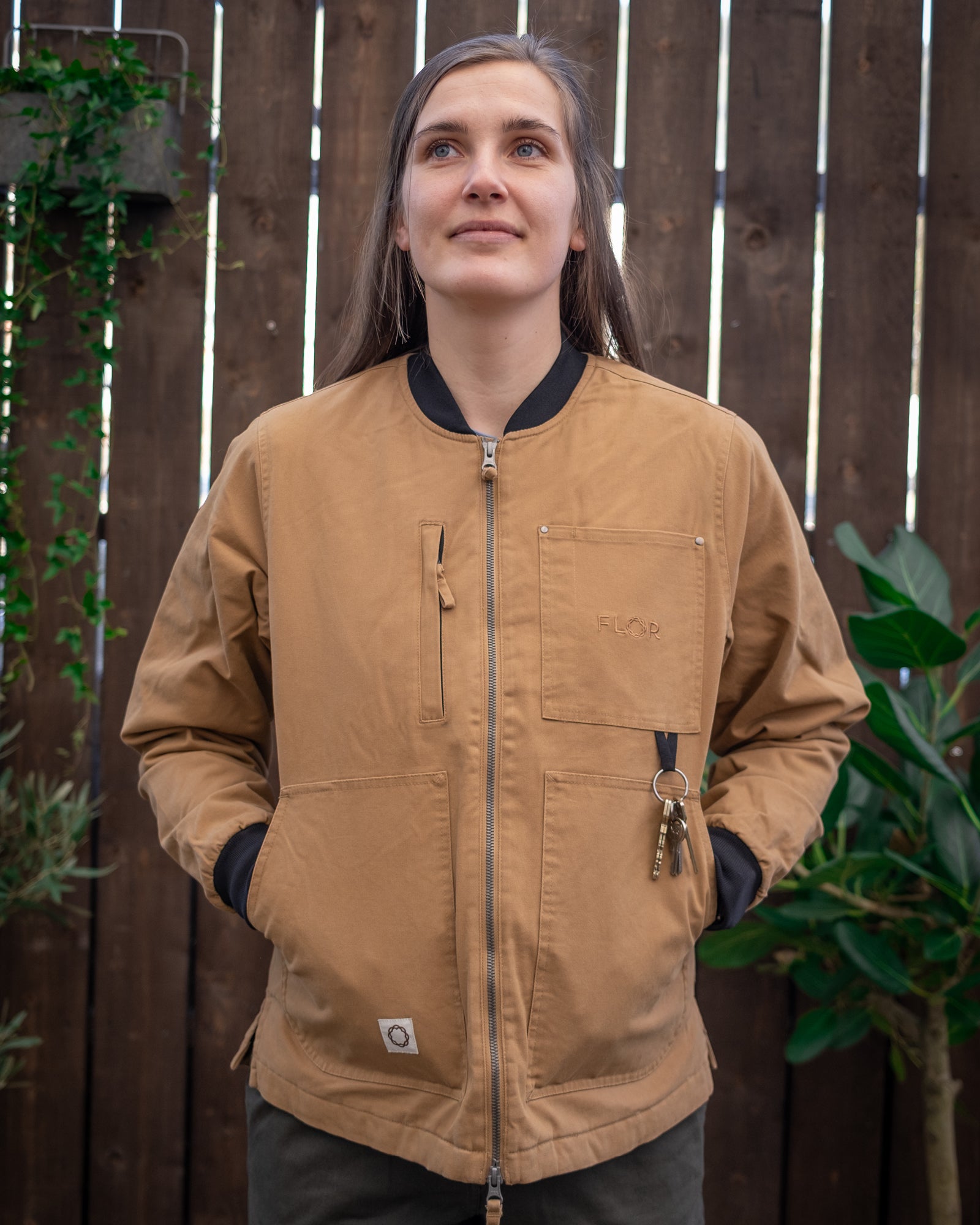 Sørvest bomullsjakke - Jakke - Lys brun | Flor - 1